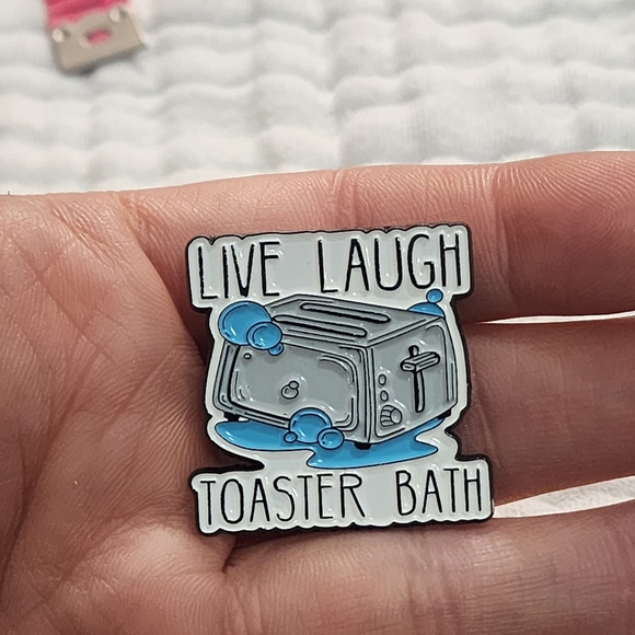 3 for $15/ 5 for $20 Pin- Live Laugh Toaster Bath - Picture 2 of 4